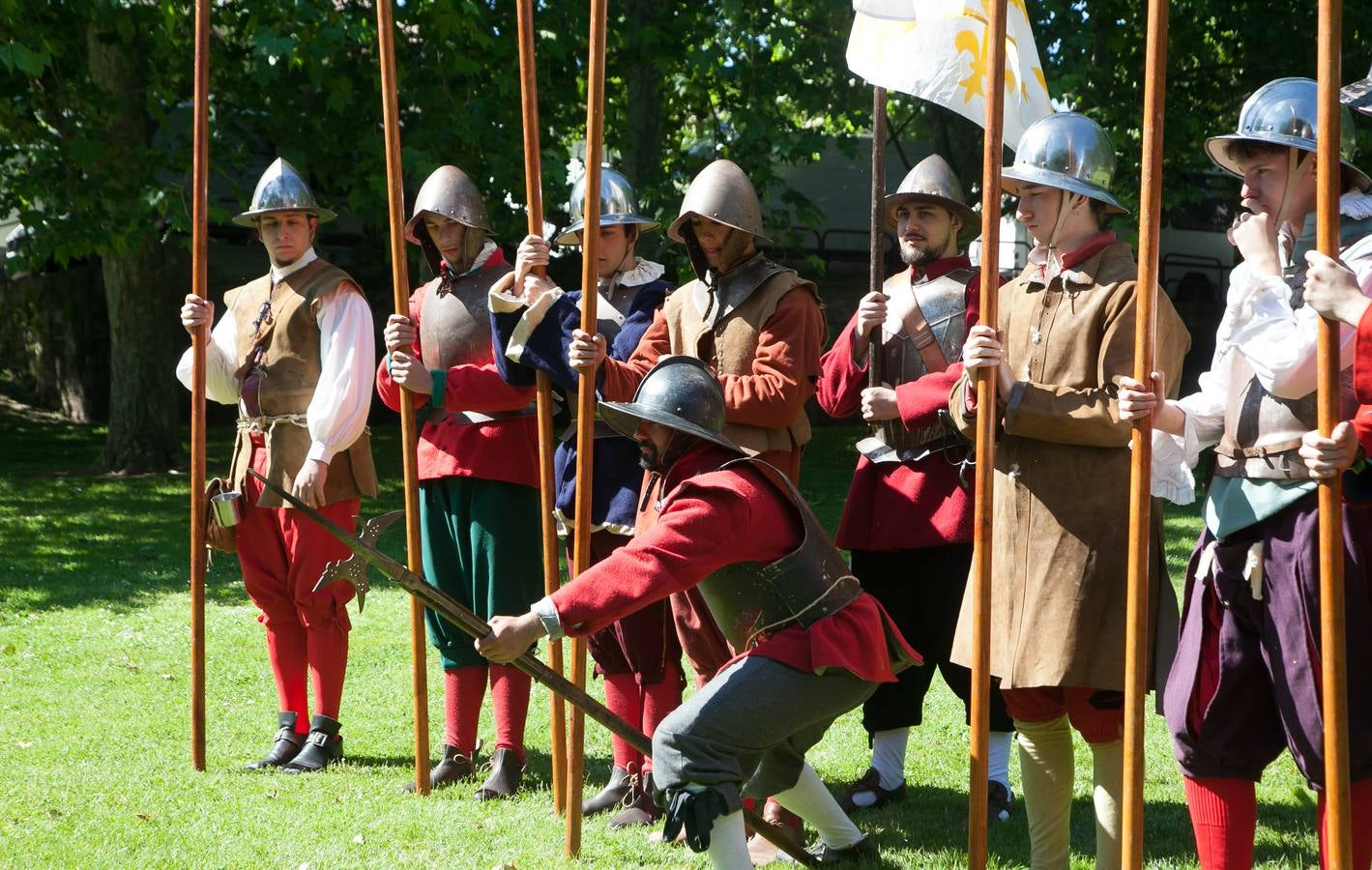 Fotos: Recreación del campamento francés en el parque del Ebro