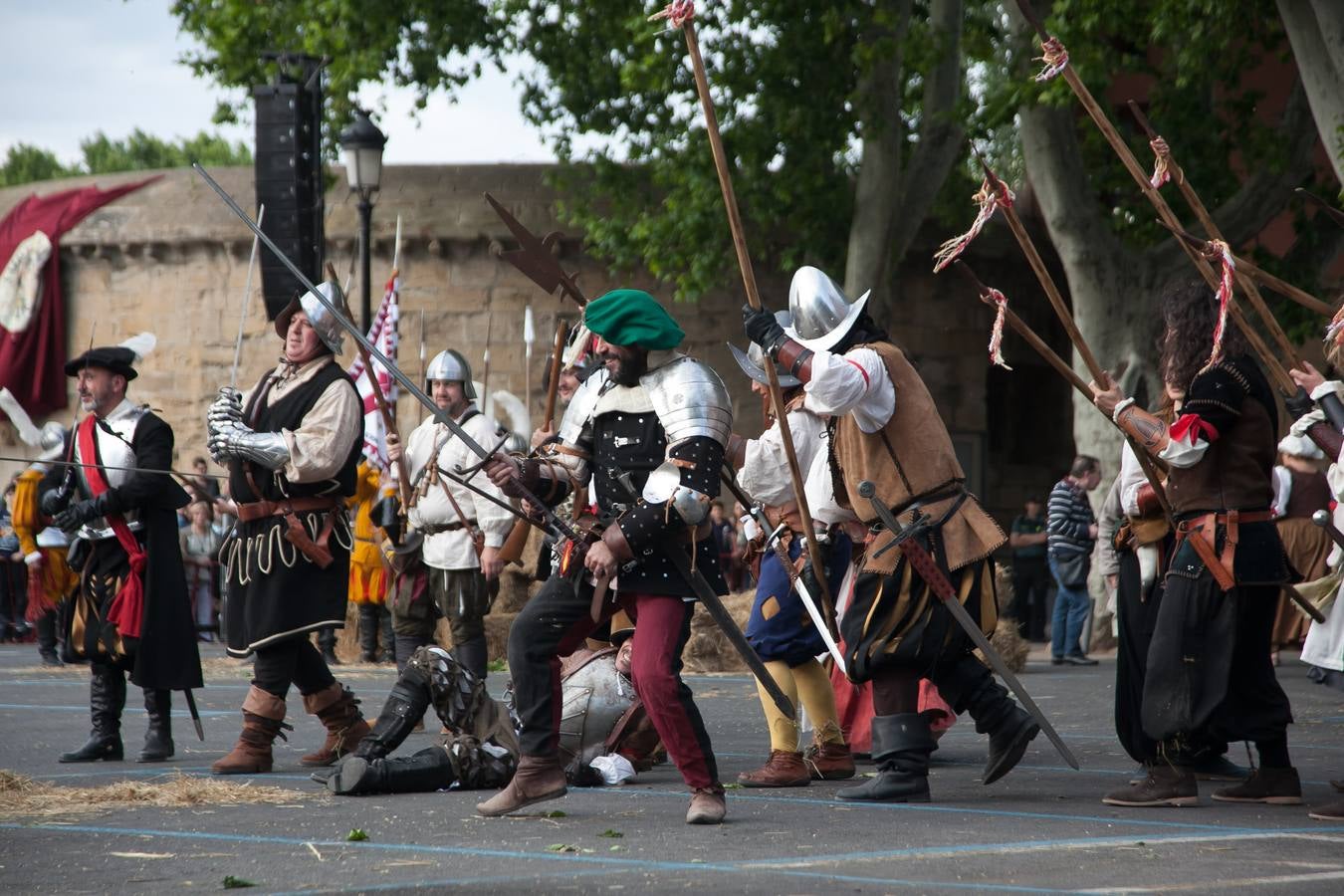 Fotos: Recreación del asedio, segundo acto