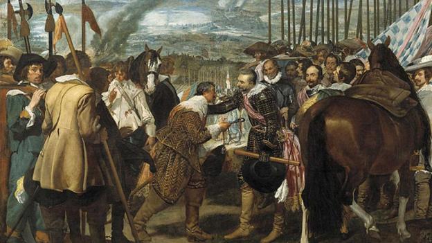 'La rendición de Breda', obra de Velázquez también conocida como 'Las Lanzas'.