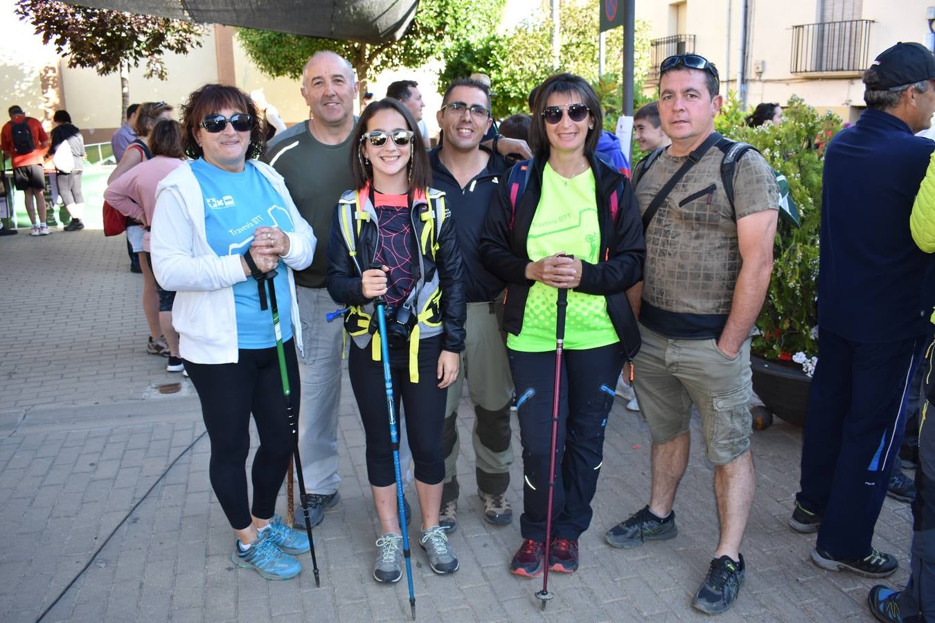 VII marcha Villa de Tudelilla, con 250 personas más unos 20 integrantes de ASPACE Rioja, entidad a la que se destinó parte de la recaudación.