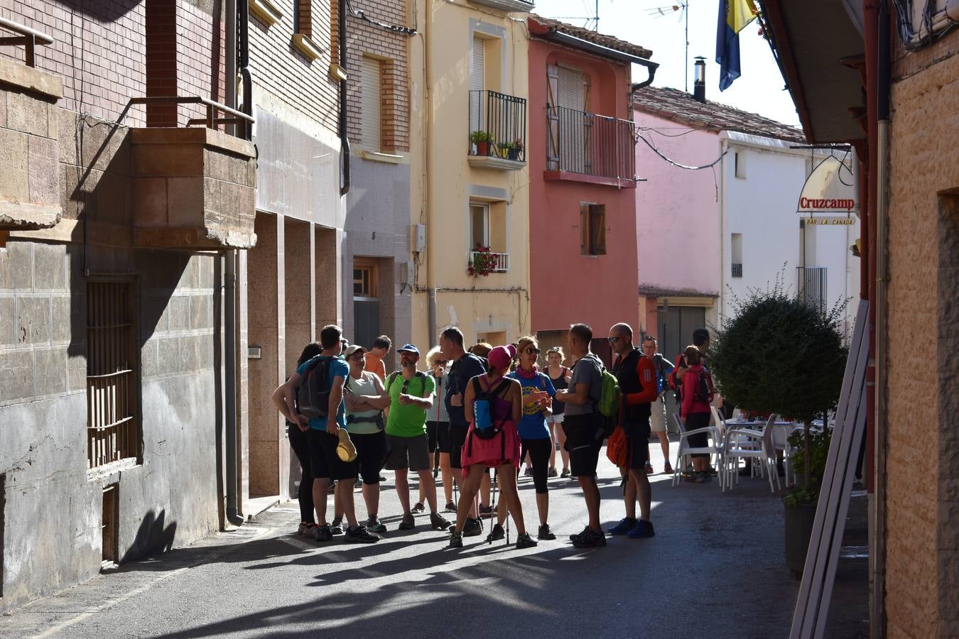 VII marcha Villa de Tudelilla, con 250 personas más unos 20 integrantes de ASPACE Rioja, entidad a la que se destinó parte de la recaudación.