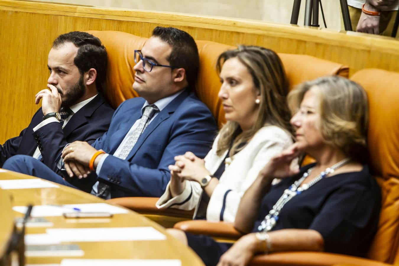 Fotos: Aplausos, gestos y discursos en la sesión para proclamar la Mesa del Parlamento riojano