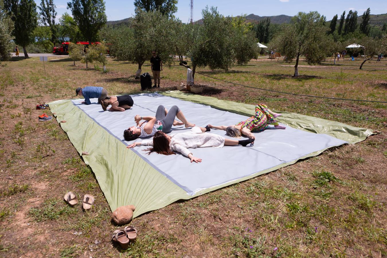 La finca institucional se ha convertido este sábado en un parque temático en torno al vino y la gastronomía riojana