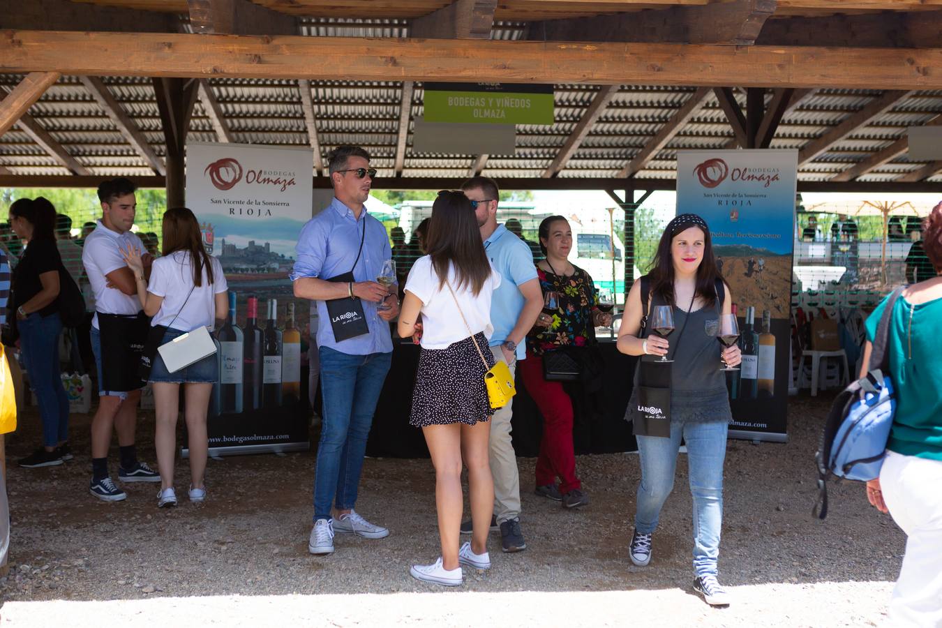 La finca institucional se ha convertido este sábado en un parque temático en torno al vino y la gastronomía riojana