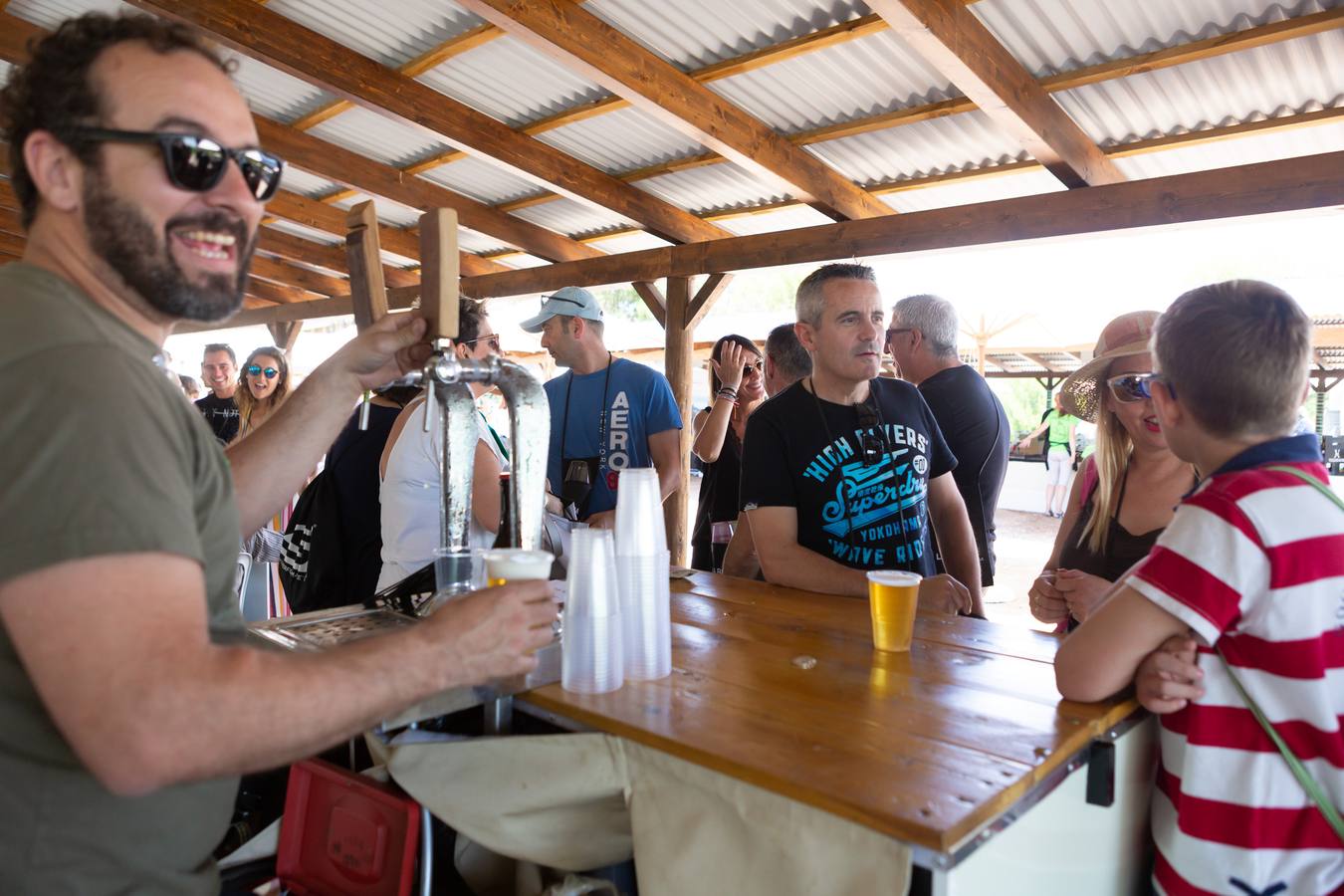 La finca institucional se ha convertido este sábado en un parque temático en torno al vino y la gastronomía riojana