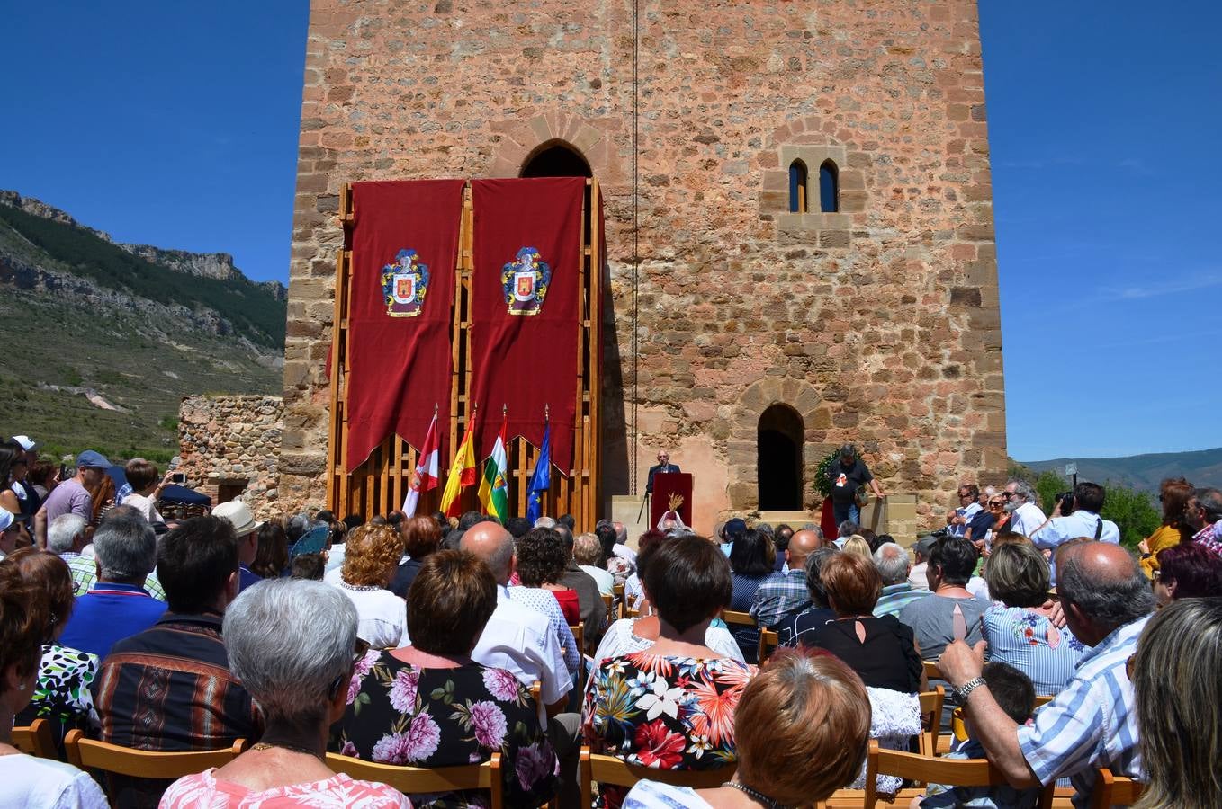 Fotos: Acto de inauguración del castillo de Préjano tras la V fase de restauración