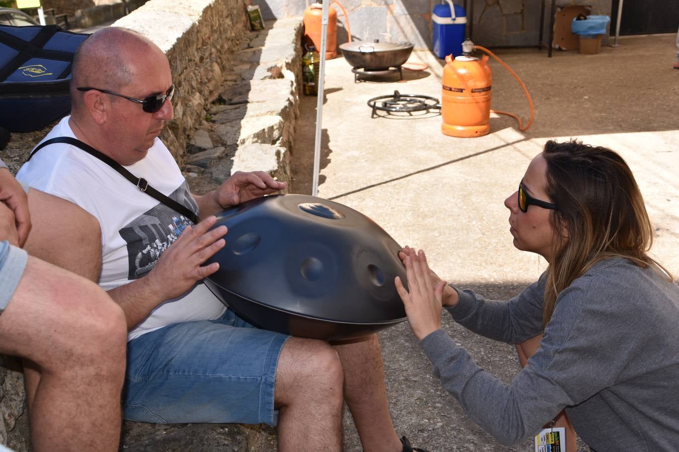 Gran ambiente en las calles de Enciso.
