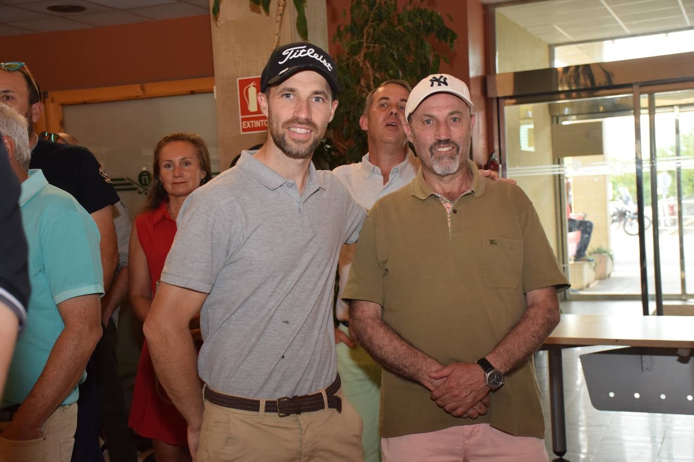 Los jugadores disfrutaron de dos vinos de Bodegas Monte Real.