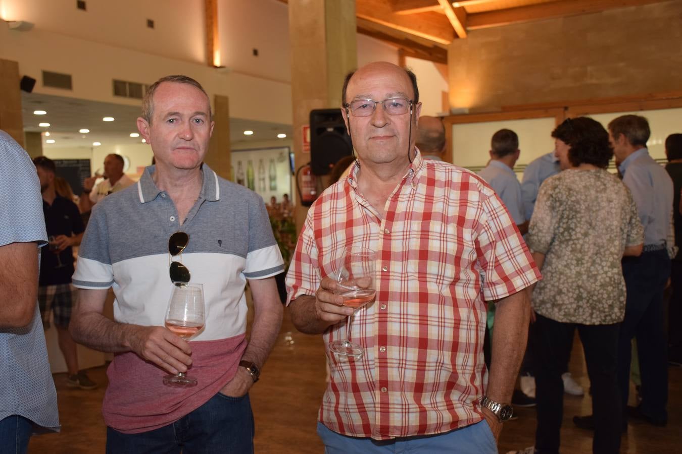 Los jugadores disfrutaron de dos vinos de Bodegas Monte Real.