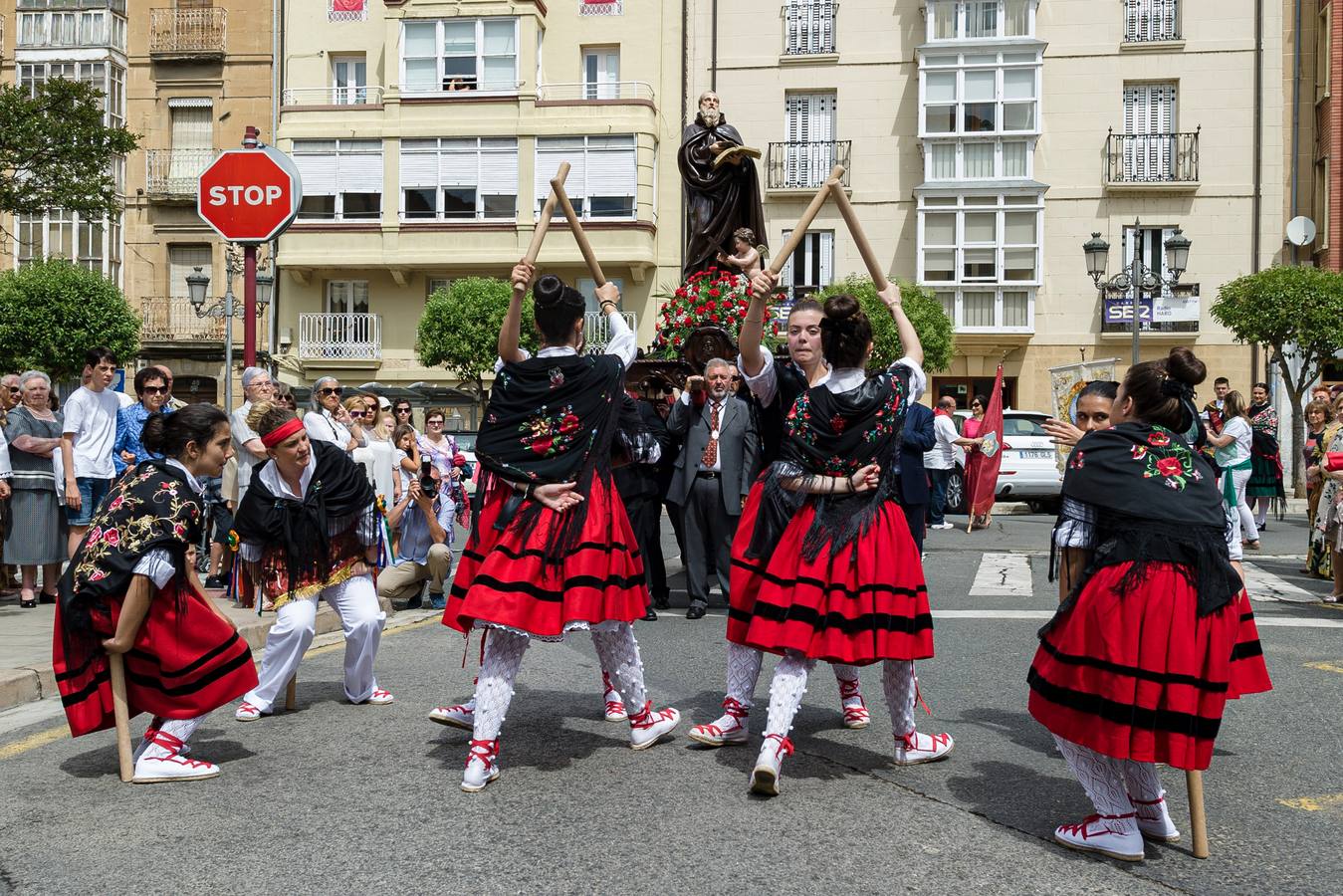 Un momento de la procesión