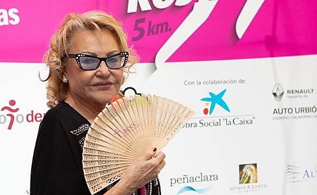 López, en la carrera de la mujes 2019