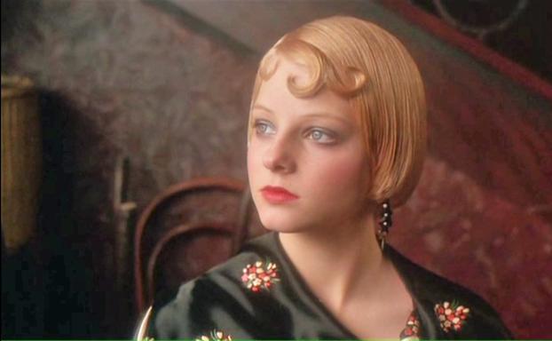 Una joven Jodie Foster de 13 años en 'Bugsy Malone, nieto de Al Capone'.