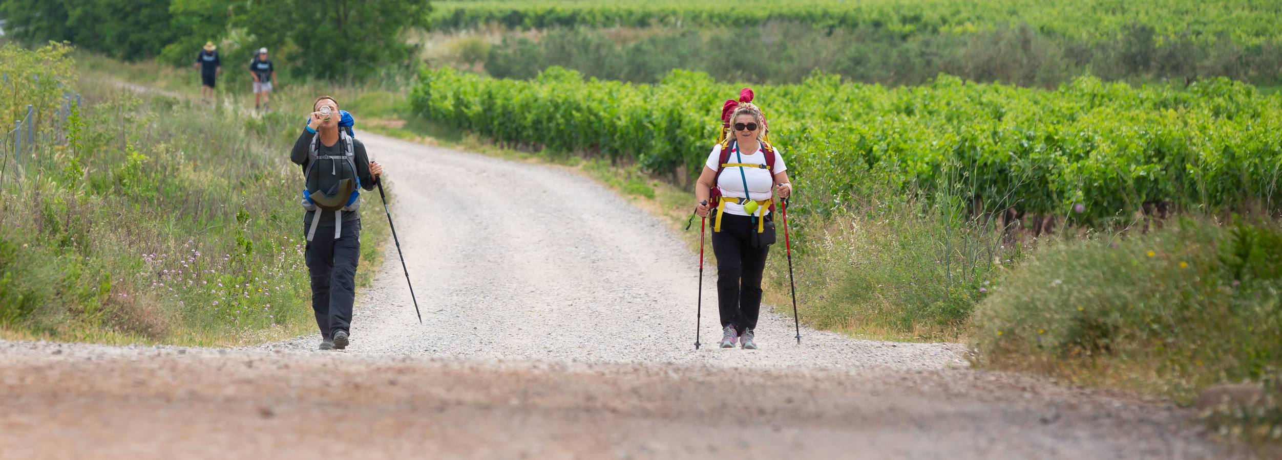 Fotos: Al sofocante calor del Camino