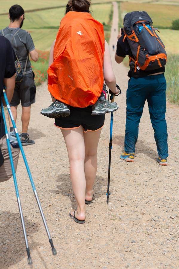 Fotos: Al sofocante calor del Camino