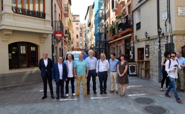 Presentación de la iniciativa en la Calle del Laure 