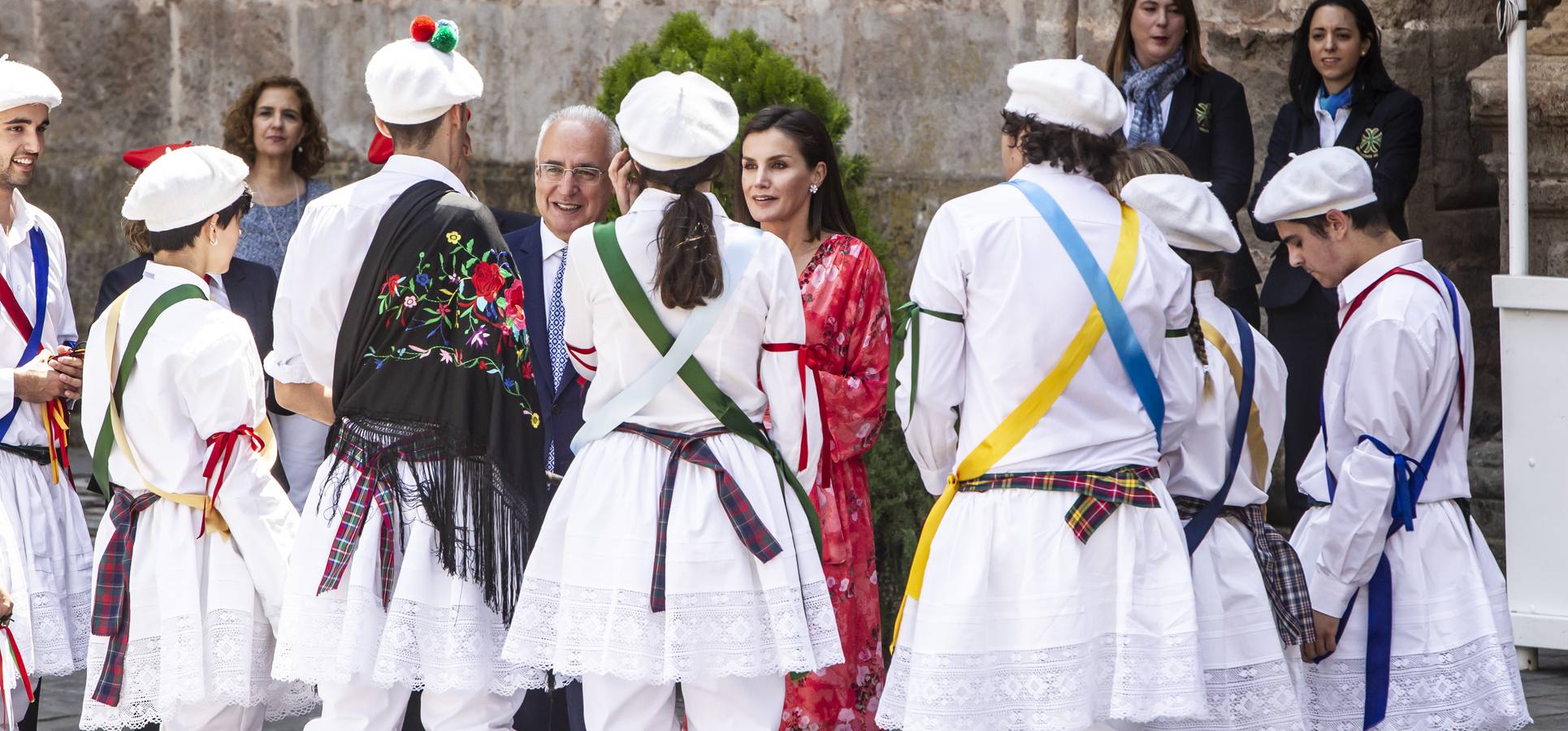 Fotos: La Reina Letizia visita Yuso