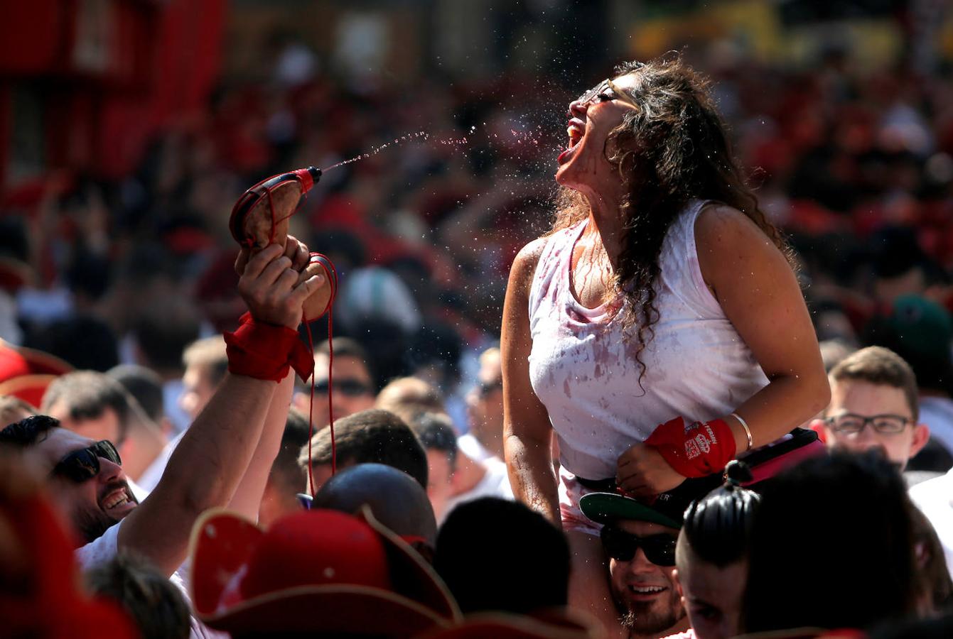 Fotos: El chupinazo de los Sanfermines 2019, en imágenes