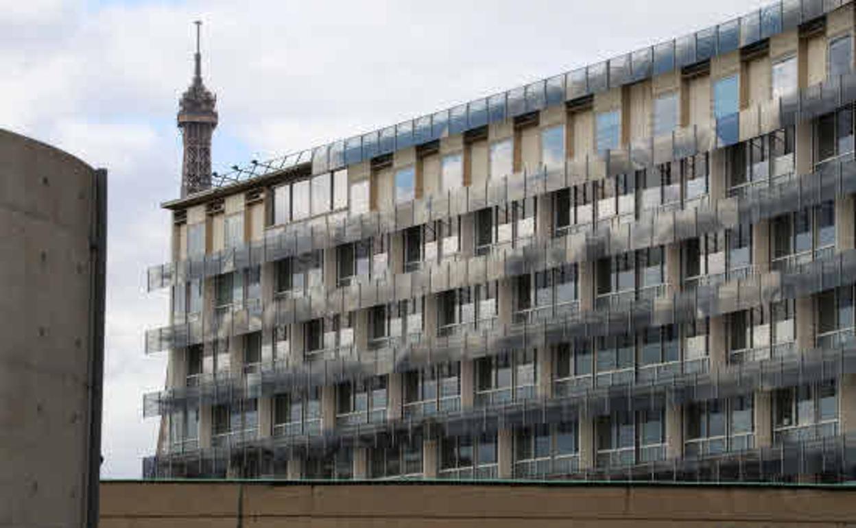 Vista de la sede de la Unesco en Francia. 