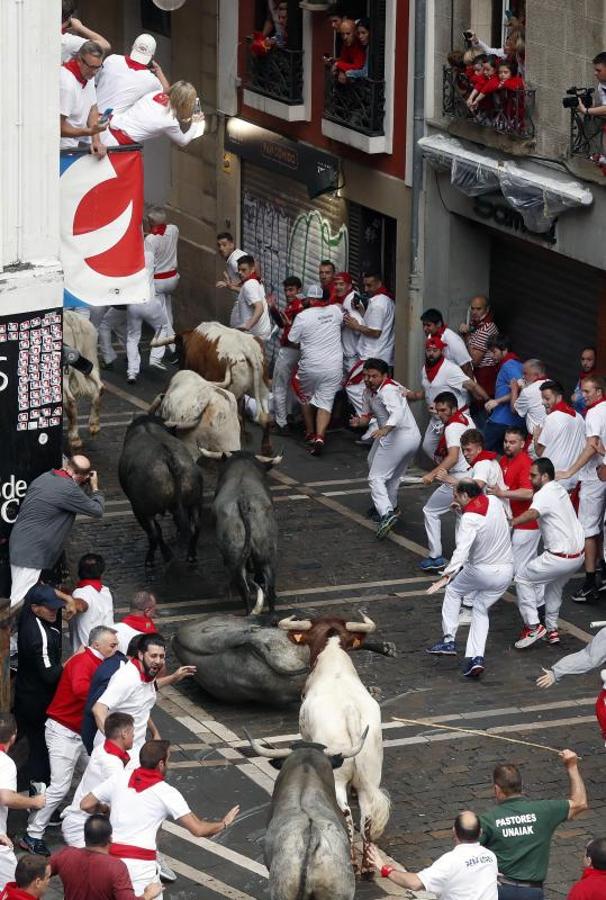 Fotos: Los toros de José Escolar protagonizan un encierro rápido y limpio