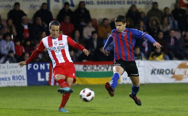 Caneda, en un partido de la UDL.