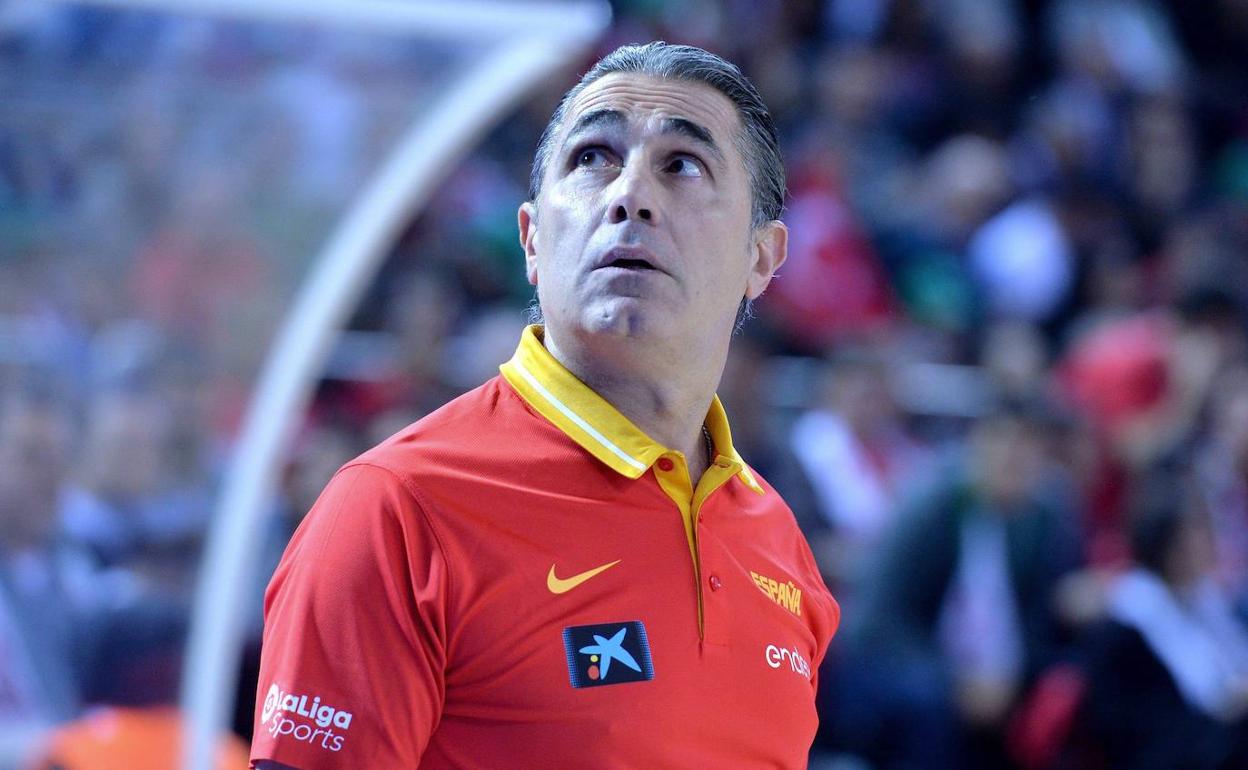 Sergio Scariolo, seleccionador español. 