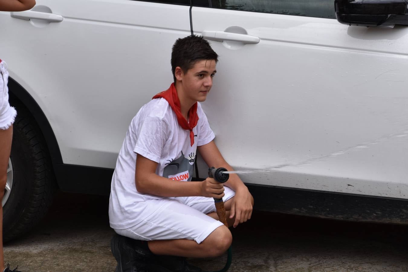 Fotos: Cervera lanza el cohete y disfruta del recorrido del agua va