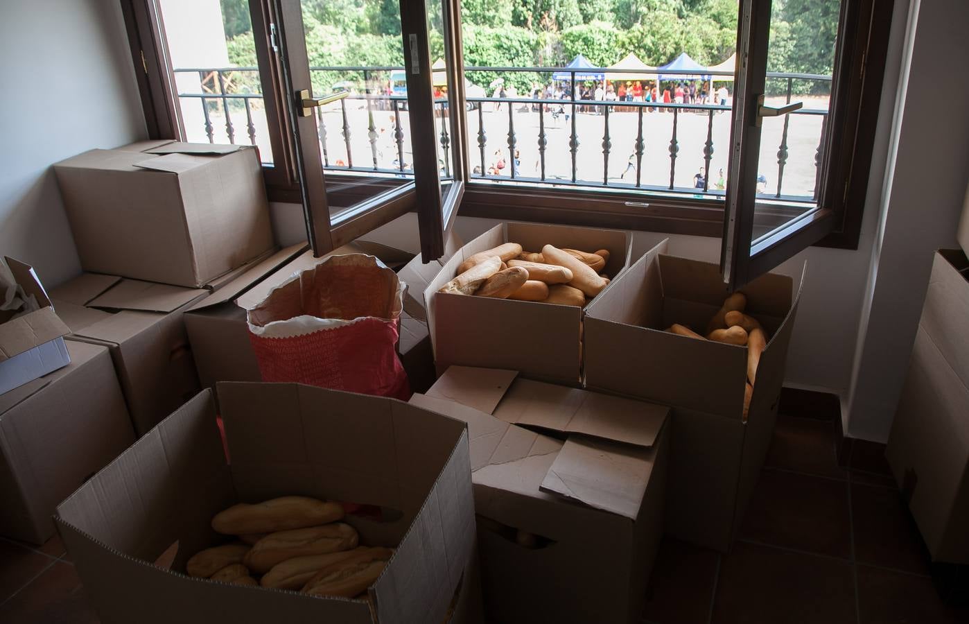 Fotos: Las imágenes del lanzamiento del pan y el queso en Quel