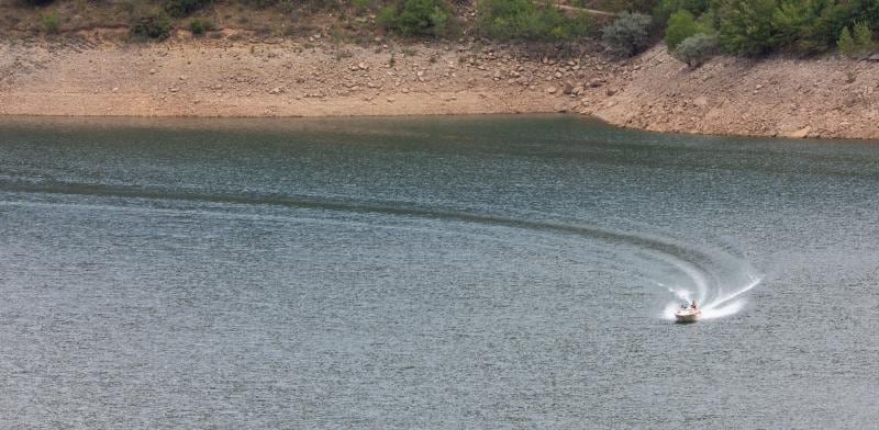 Fotos: El embalse de Mansilla en agosto