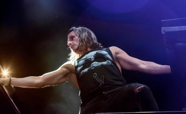 Nacho Cano durante su concierto en el Sonorama.