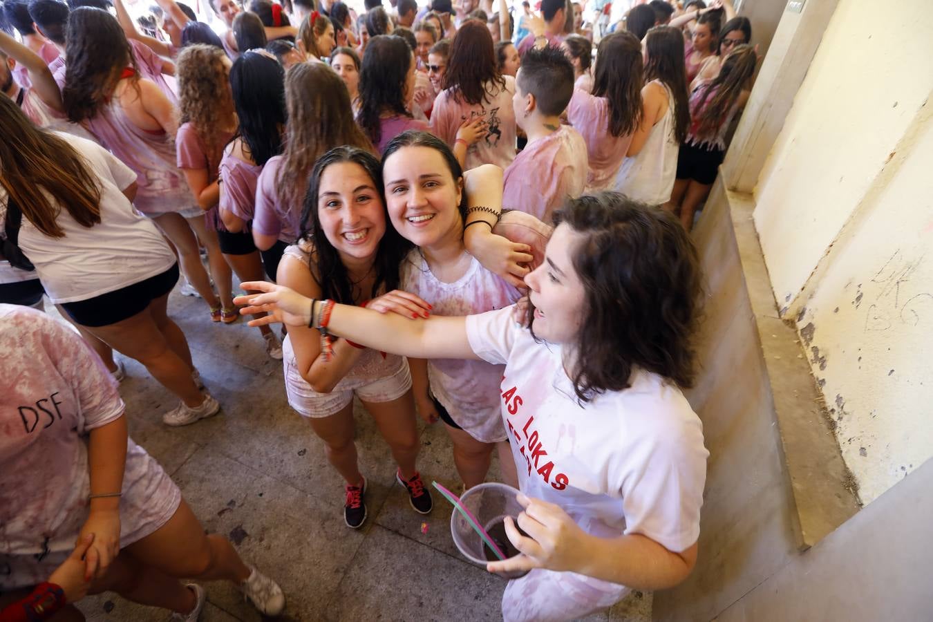 Disparo del cohete en Alfaro.