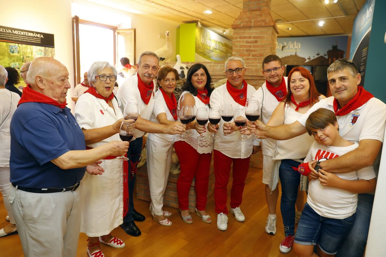 Disparo del cohete en Alfaro.