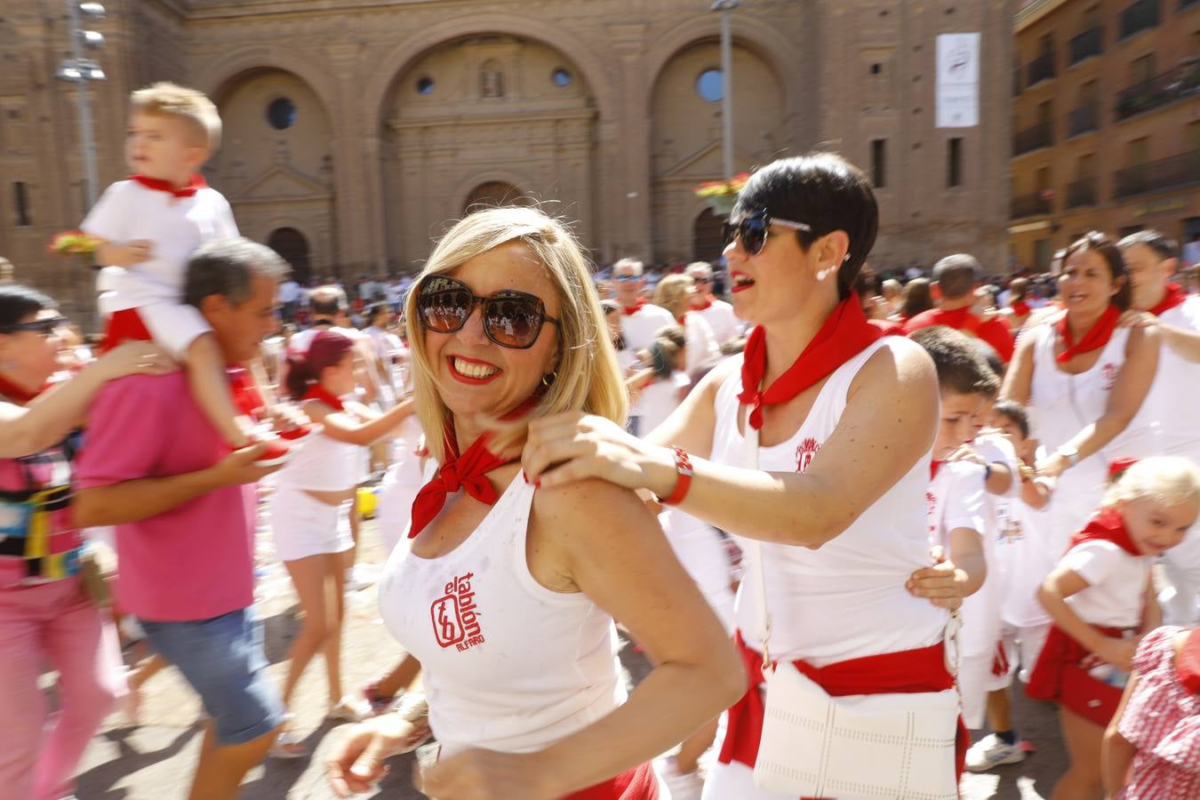 Disparo del cohete en Alfaro.