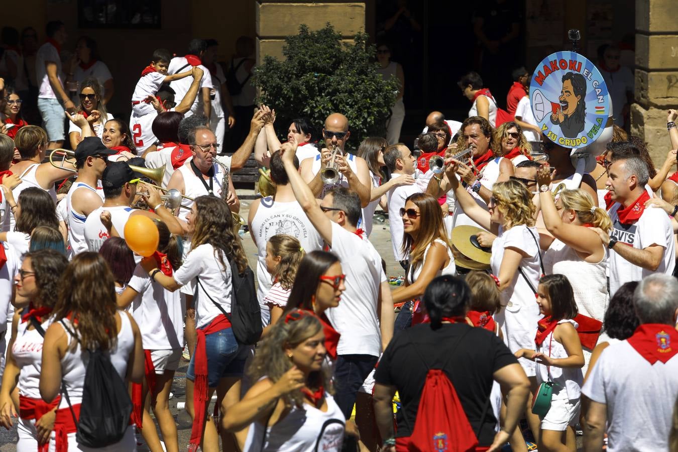 Disparo del cohete en Alfaro.