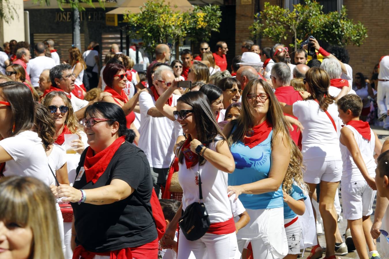 Disparo del cohete en Alfaro.