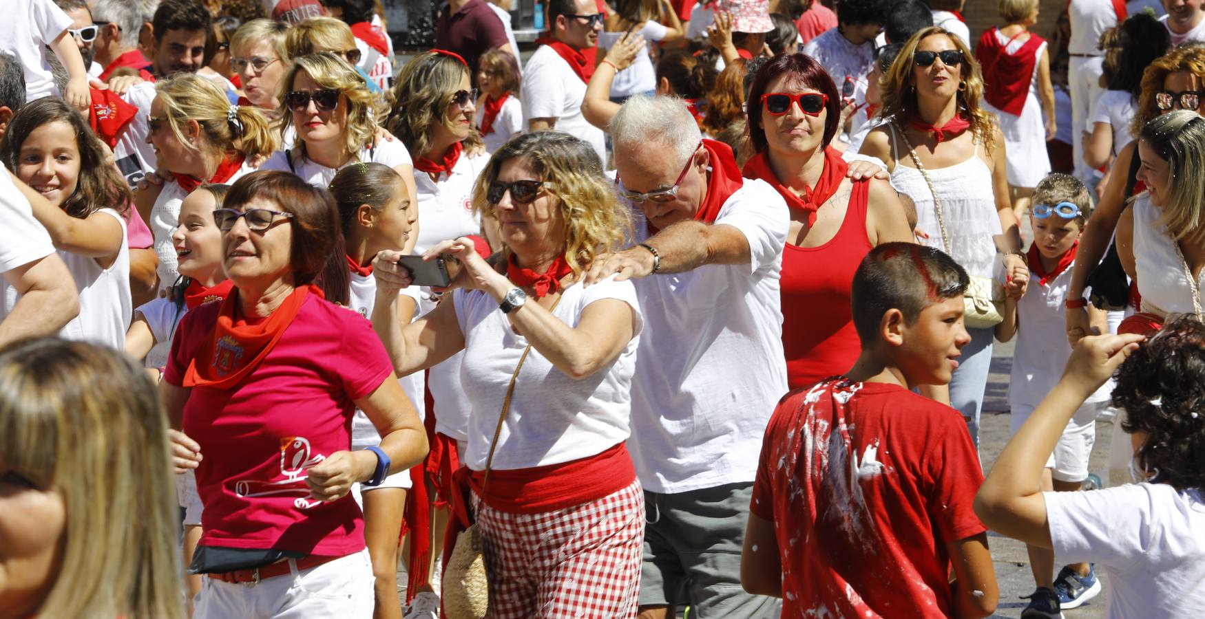 Disparo del cohete en Alfaro.