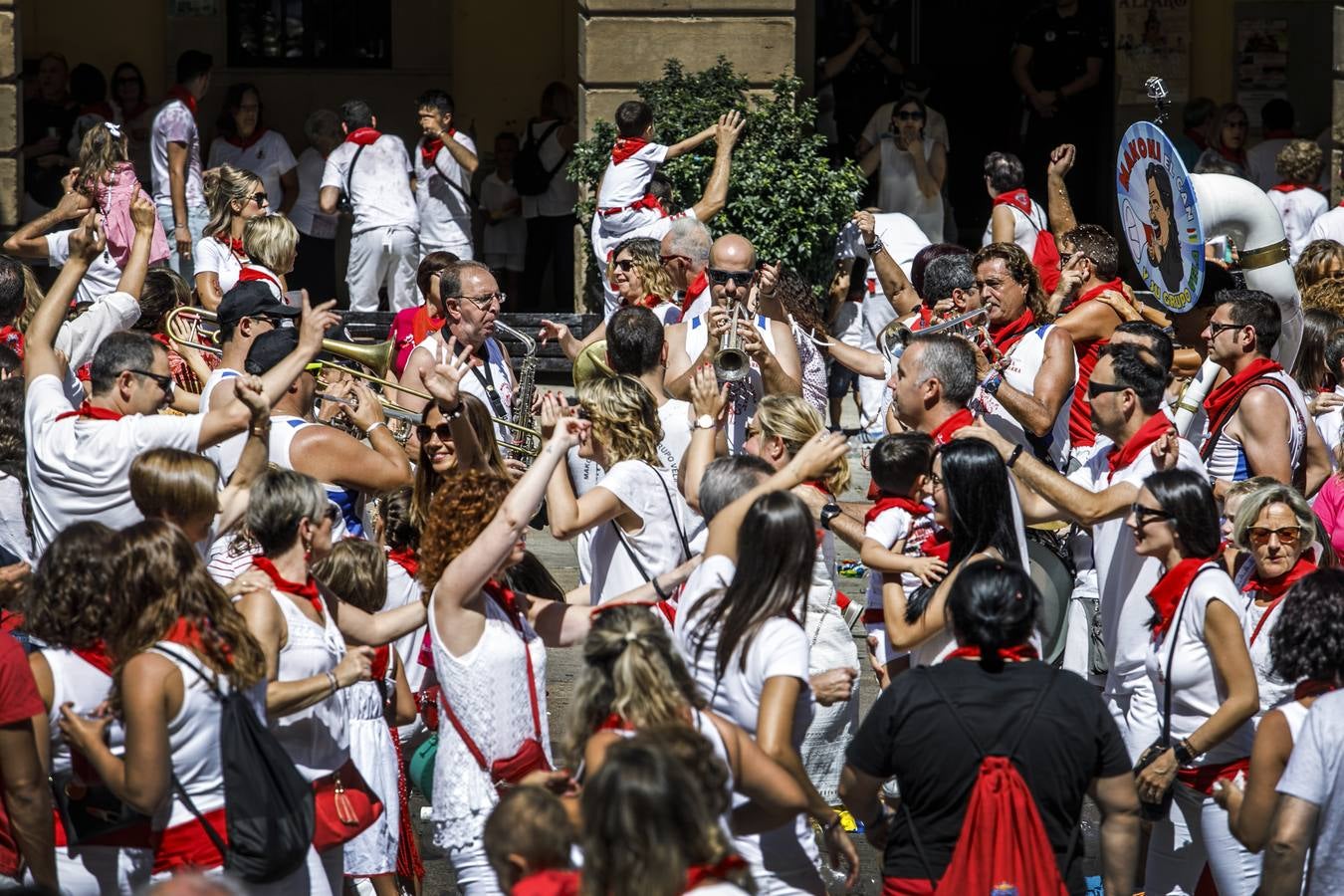 Disparo del cohete en Alfaro.