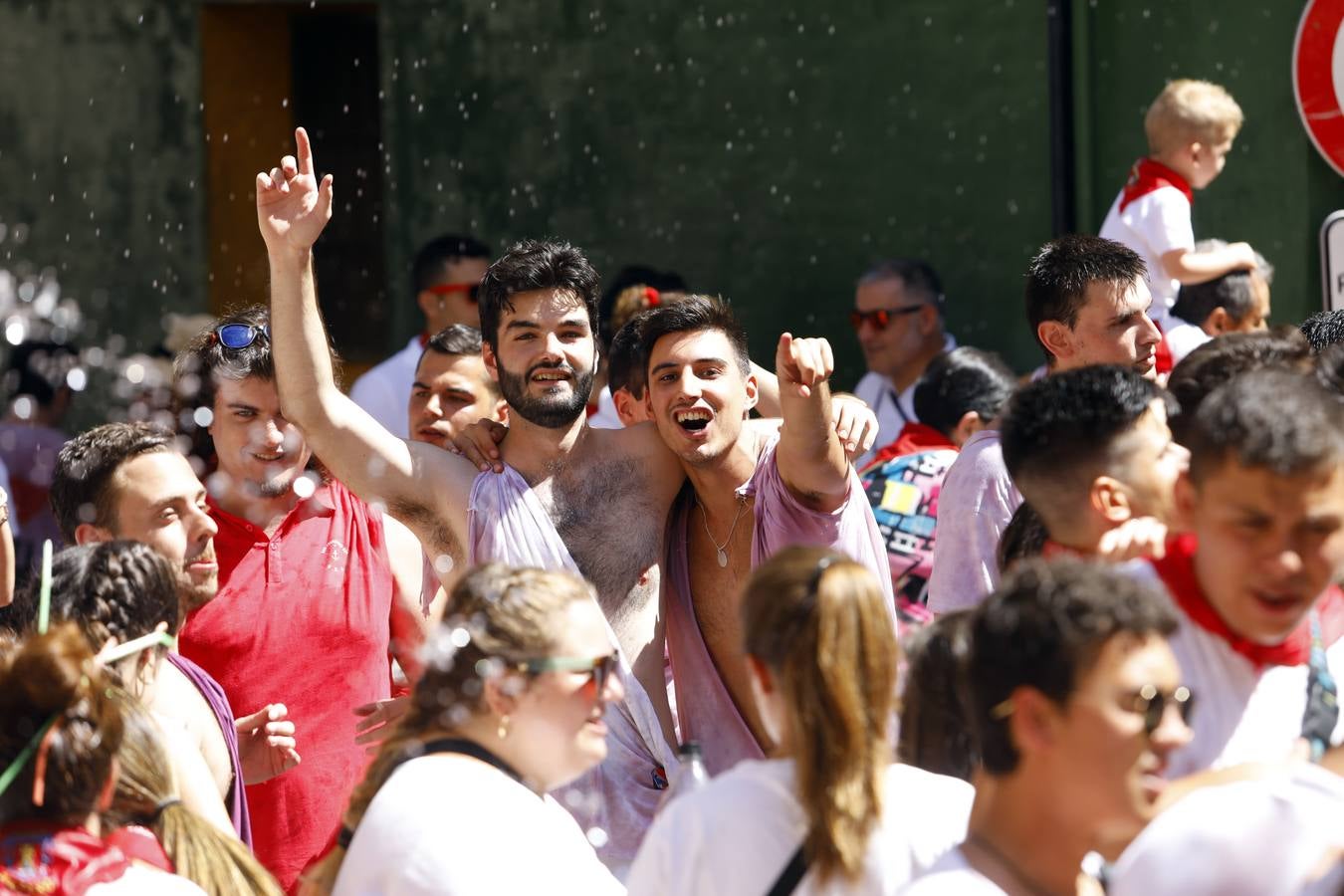 Disparo del cohete en Alfaro.