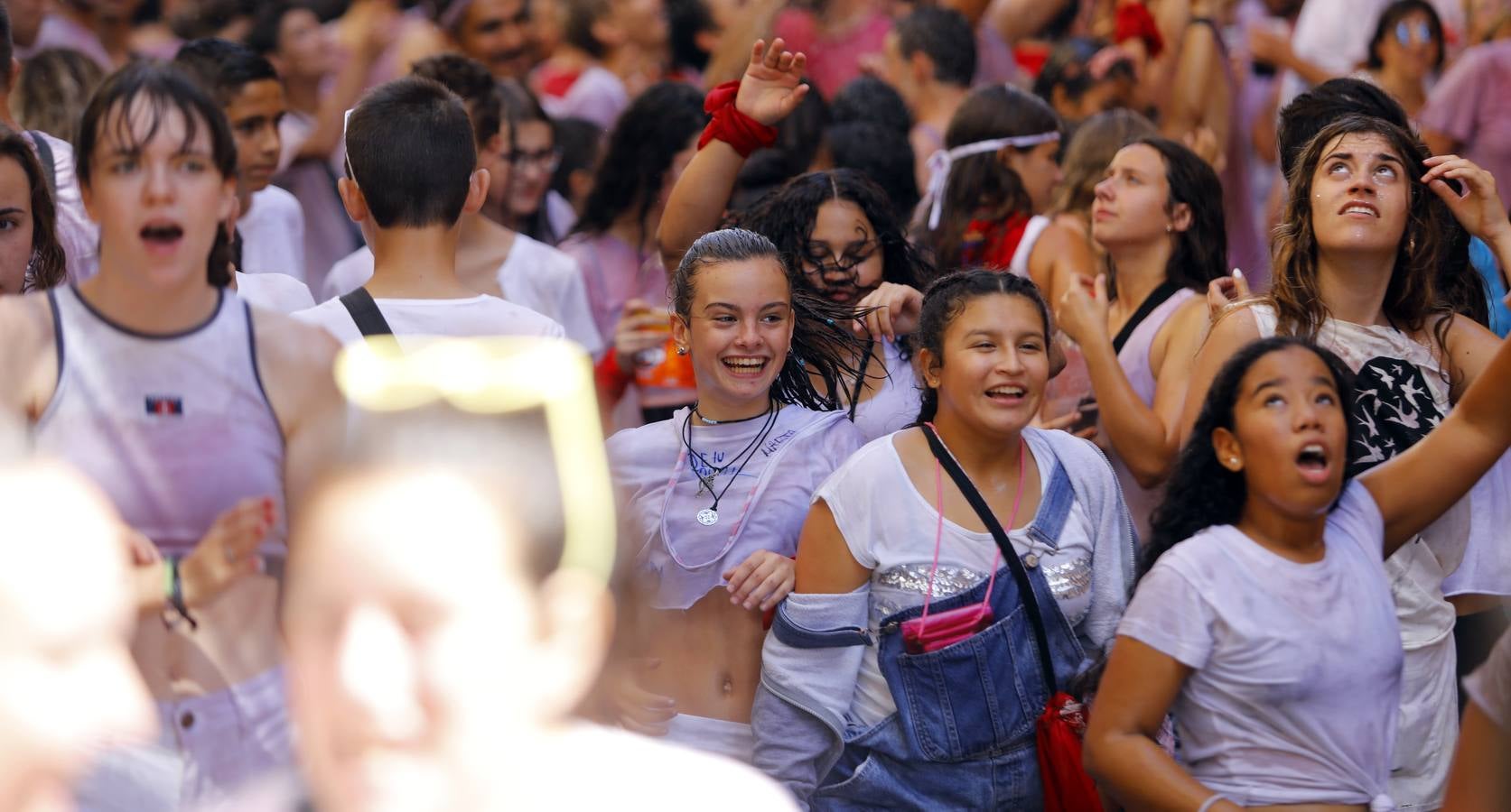 Disparo del cohete en Alfaro.