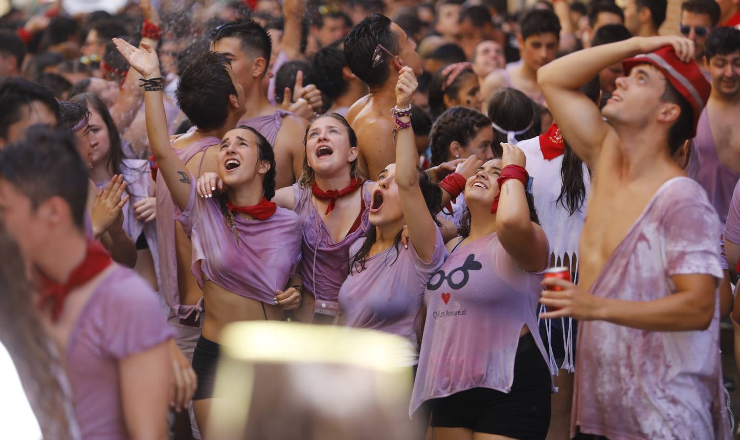 Disparo del cohete en Alfaro.