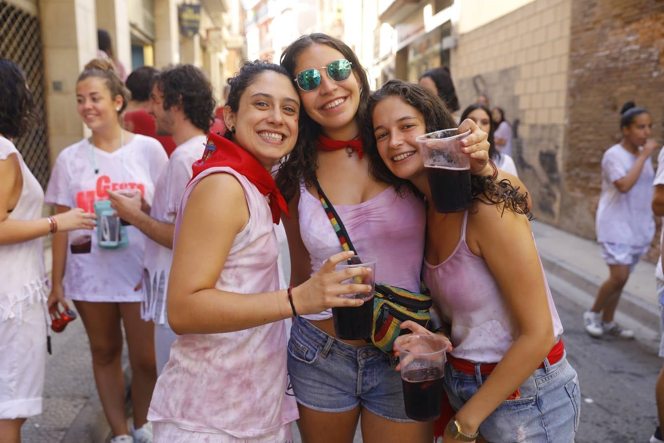 Disparo del cohete en Alfaro.