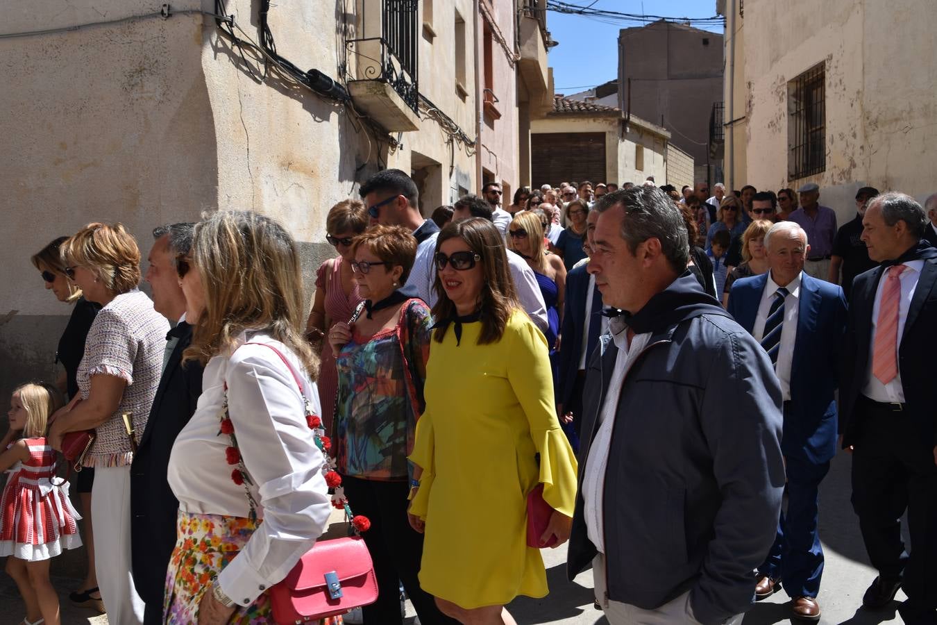 Fotos: Procesión en el día grande de las fiestas de San Roque en Tudelilla