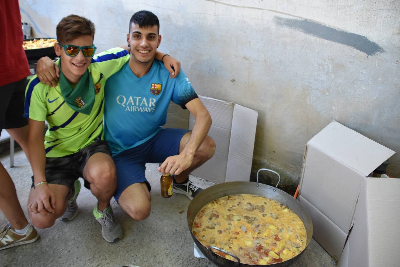 Fotos: Concurso de ranchos y tobogán de agua en las fiestas de Alcanadre