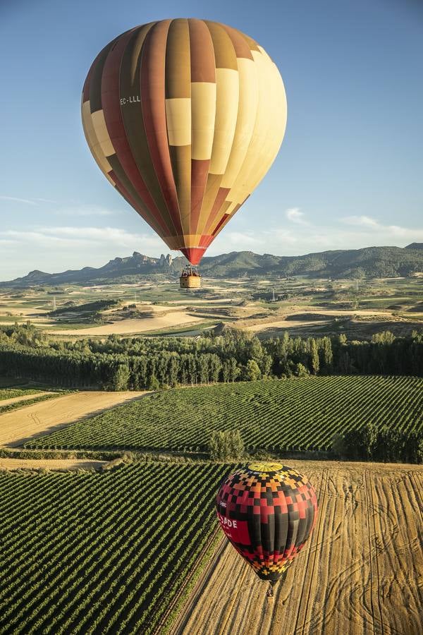 Fotos: Regata de globos aerostáticos en Haro y su comarca