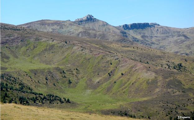 Vista del Urbión desde Hoyo Bellido 