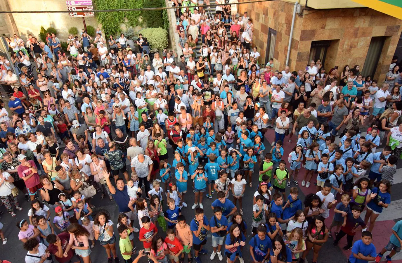 Fotos: Albelda dispara el cohete de las fiestas