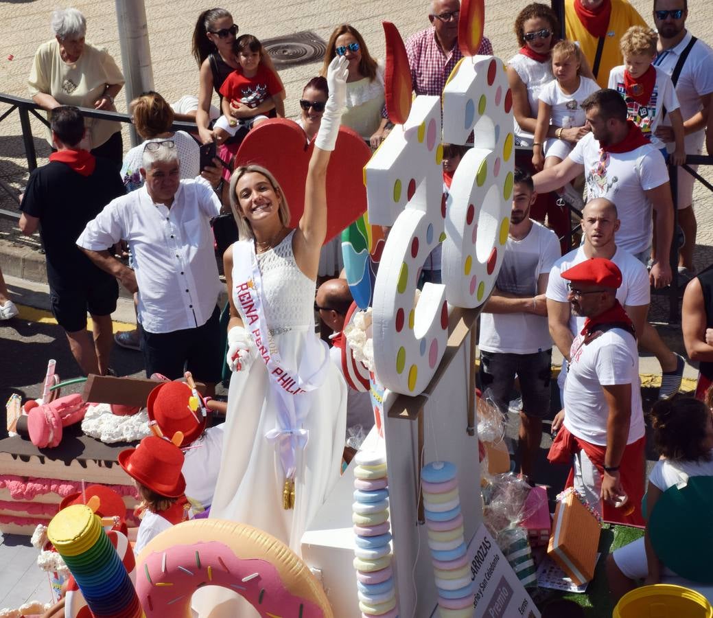 Fotos: Desfile de carrozas en las fiestas de Calahorra