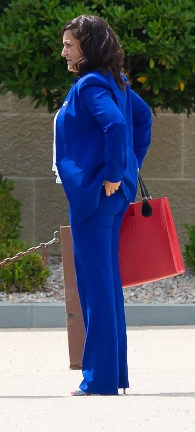 Andreu, en su llegada a la comida.