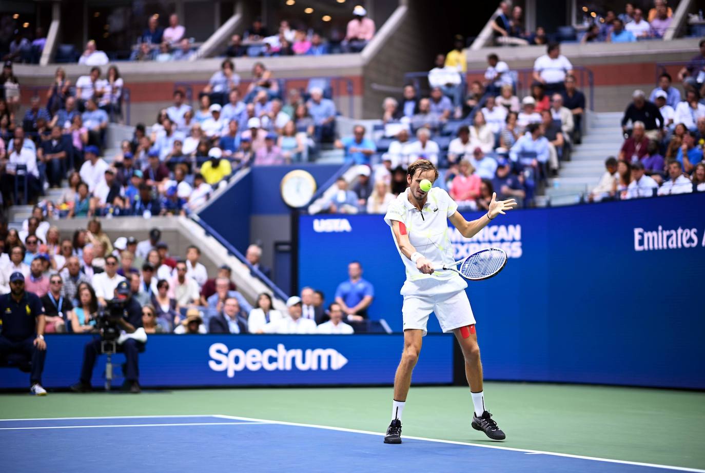 Rafael Nadal y Daniil Medvedev se midieron por el título masculino del US Open en el USTA Billie Jean King National Tennis Center de Nueva York