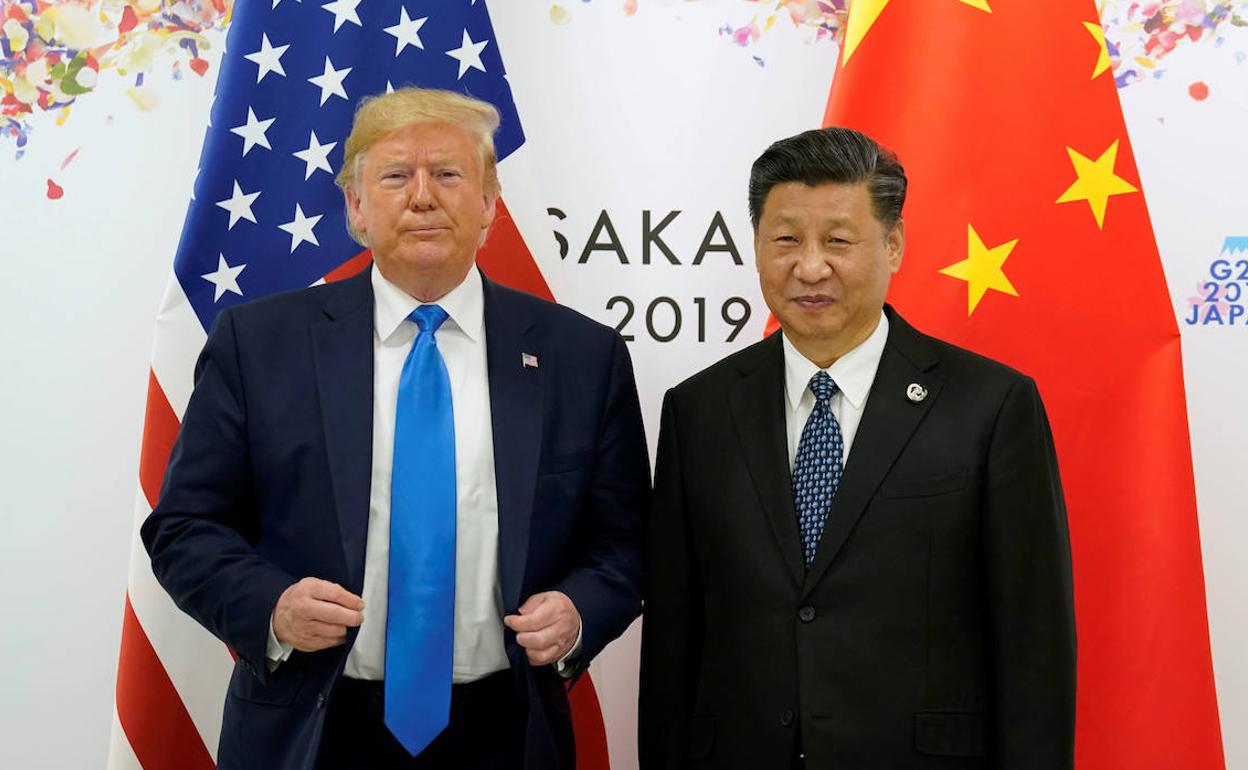 Donald Trump y Xi Jinping, en una imagen de archivo de la cumbre del G-20 en Osaka.