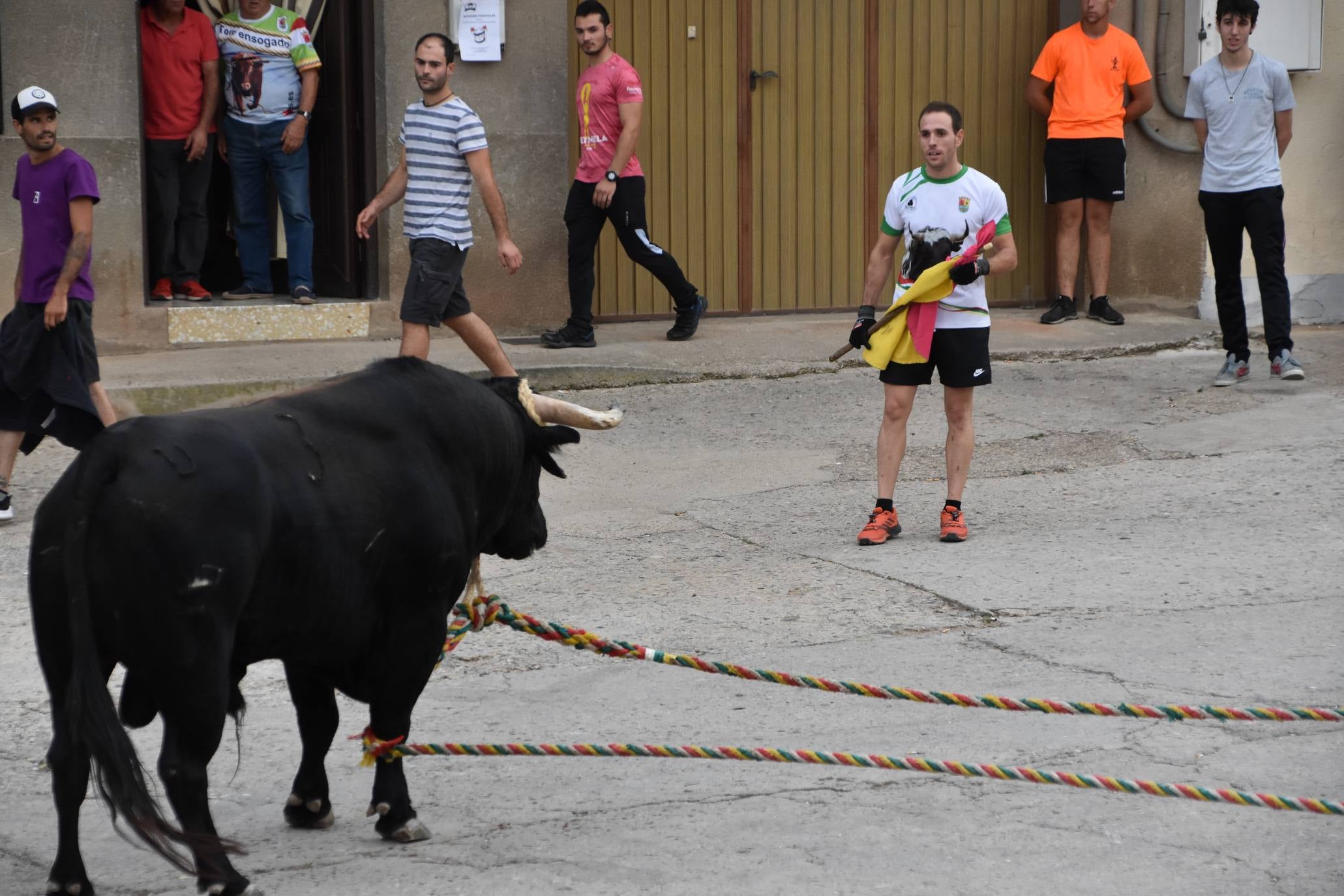 Fotos: Suelta de toros ensogados en Cabretón